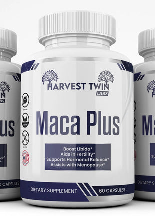 Harvest Twin Maca Plus | Hormonal Balance - 60 Capsules