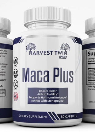 Harvest Twin Maca Plus | Hormonal Balance - 60 Capsules