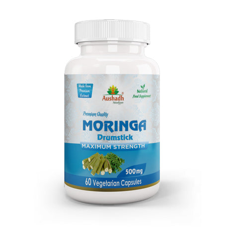 Moringa Oleifera(Drumstick Tree) |Vegan, Gluten Free, Non-GMO, 60 Capsules