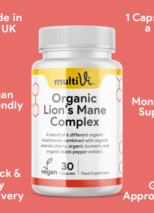 Organic Lions Mane Complex Supplement