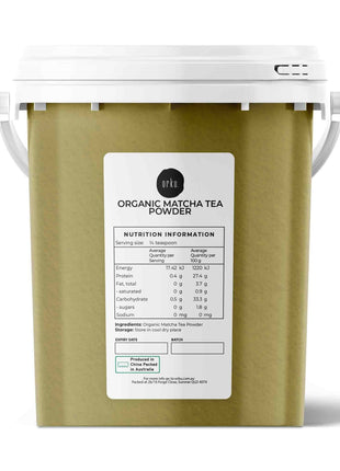 Organic Matcha Green Tea Powder| Bucket Camellia Sinensis Leaf