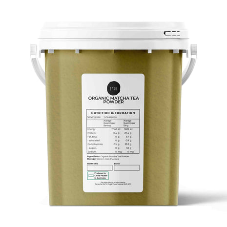 Organic Matcha Green Tea Powder| Bucket Camellia Sinensis Leaf