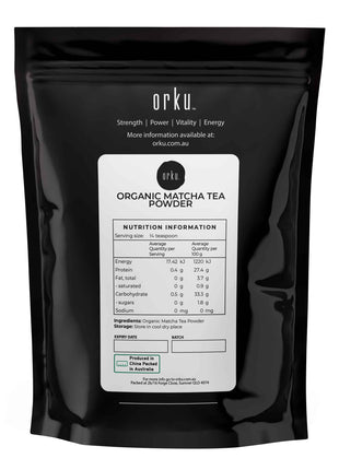 Organic Matcha Green Tea Powder Camellia Sinensis Leaf Supplement