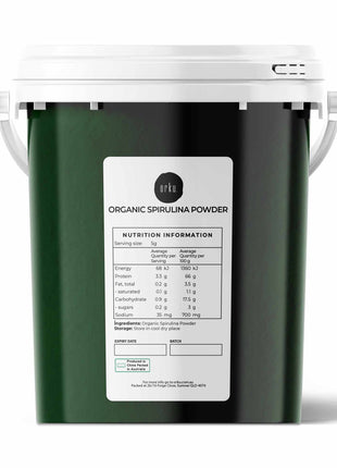 Organic Spirulina Powder Tub Bucket | Supplement Arthrospira Platensis |700g