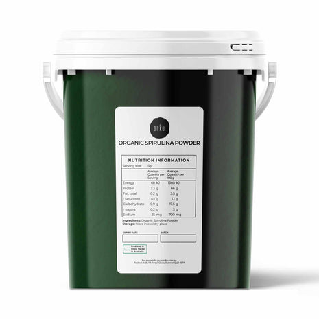 Organic Spirulina Powder Tub Bucket | Supplement Arthrospira Platensis |700g