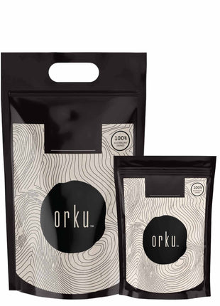 Orku Whey Protein Isolate Powder WPI 90% Unflavoured Native Bags