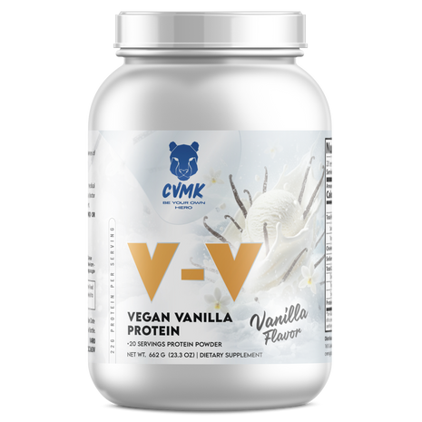 CVMK Plant-Based Vegan Protein Powder 662g | Daily Protein Supplement