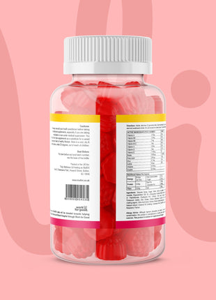 Hair Skin & Nails Gummies - Raspberry Flavour