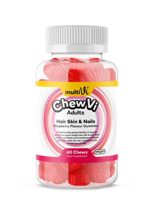 Hair Skin & Nails Gummies - Raspberry Flavour