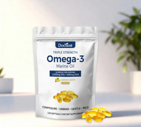 Omega 3 Marine Oil | 1200mg EPA & 900mg DHA | 120 Softgels
