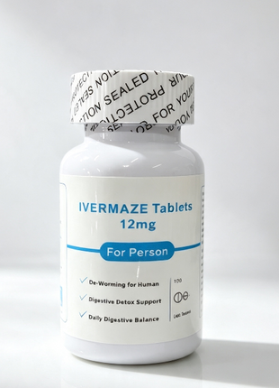 Deworming IVERMAZE Pet/Animal Deworming 12mg | 100 Tablets - Suitable for human use