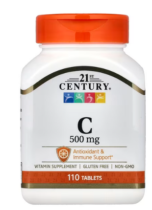 21st Century, Vitamin C, 500 mg, 110 Tablets