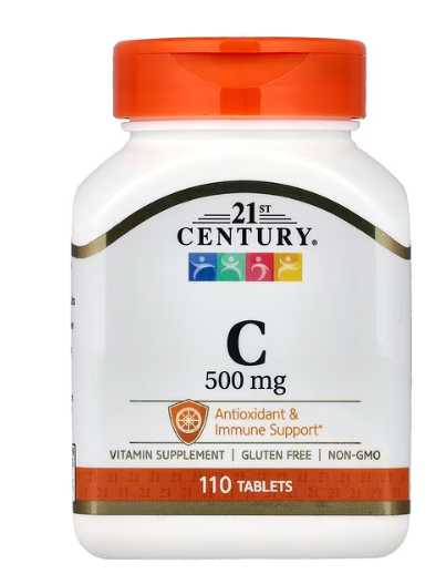 21st Century, Vitamin C, 500 mg, 110 Tablets