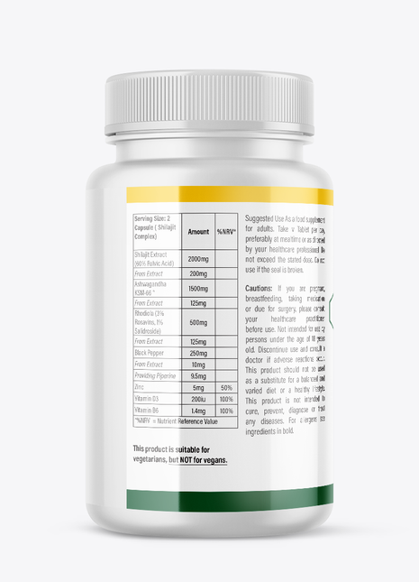 Shilajit KSM-66® Complex Supplement