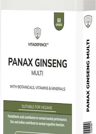 Panax Ginseng Multi | With Botanicals, Vitamins & Minerals – 60 Capsules