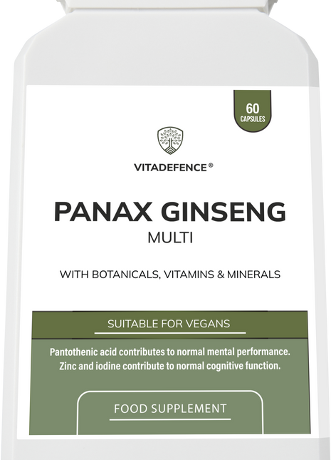 Panax Ginseng Multi | With Botanicals, Vitamins & Minerals – 60 Capsules