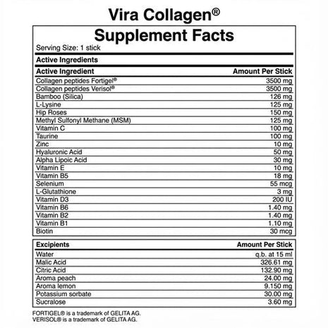 Vira Collagen | Verisol® & Fortigel® Liquid Collagen Supplement