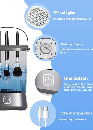 Electric One Wash Multiple Cleanser Of Makeup Brush