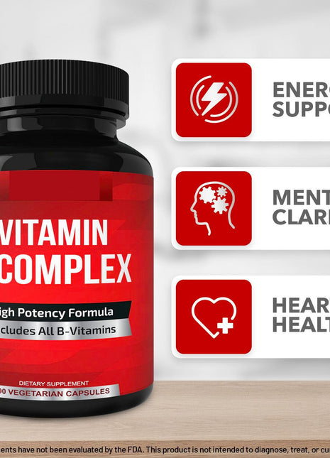 Vitamin B Complex High Potency – 90 vCaps