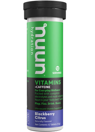 NUUN Nuun Vitamins Caffeine BlackBerry Citrus 12ct Tube 12 CT