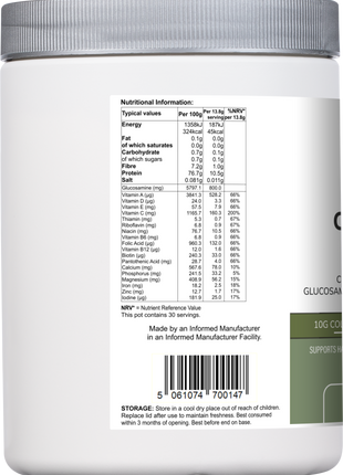 Collagen Multi | Orange Flavour Powder with Glucosamine, Vitamins & Minerals – 415 g