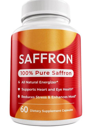 Saffron 88.5mg 60 Capsules| Mood & Stress Support | Vitamin Supplement