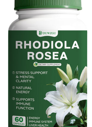 Rhodiola Rosea 60 Caps | Stress Support, Mental Clarity & Natural Energy