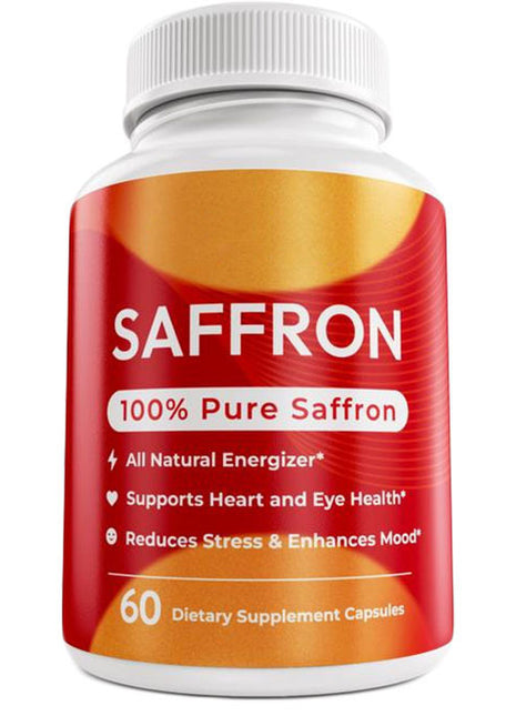 Saffron 88.5mg 60 Capsules| Mood & Stress Support | Vitamin Supplement