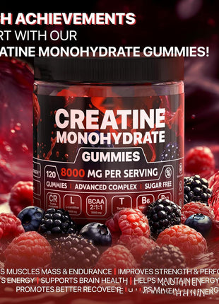 Creatine 8000mg Soft Candy - 120 count