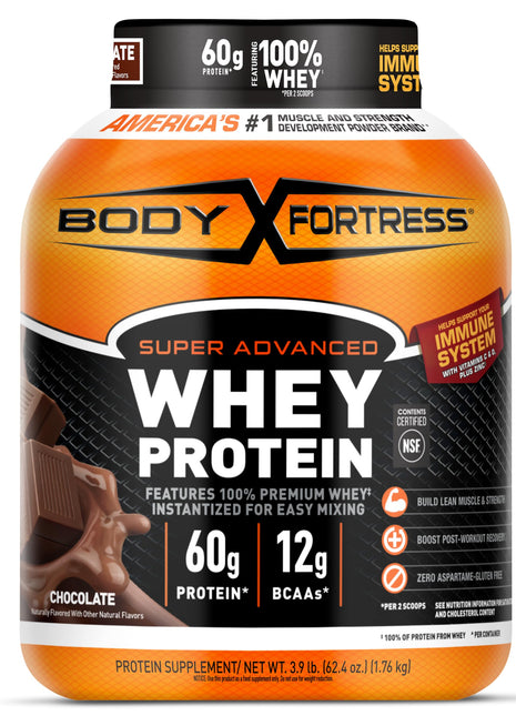 Body Fortress Super Advanced Whey Protein Chocolate 3.9 lbs