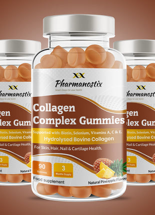 Collagen Complex 90 Gummies | Natural Pineapple Flavour