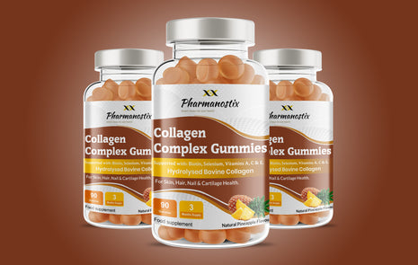 Collagen Complex 90 Gummies | Natural Pineapple Flavour