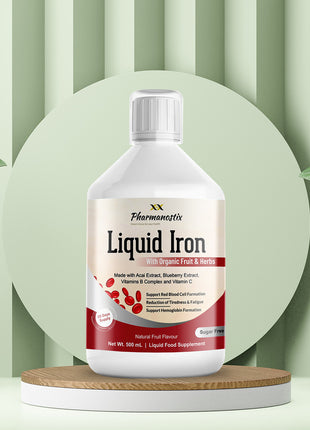Pharmanostix Iron Liquid 22 mg |Supplement 500 mL