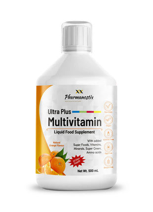 Liquid Multivitamin Supplement, 500 mL, Advanced Vitamin Superfood Greens Blend