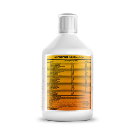 Liquid Multivitamin Supplement, 500 mL, Advanced Vitamin Superfood Greens Blend