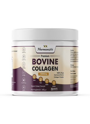 Premium Collagen Powder 300g - 100% Pure Bovine Collagen Type 1 & 3