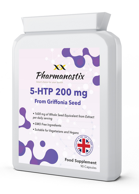 5-HTP Supplement 200mg Per Serving - 90 Capsules