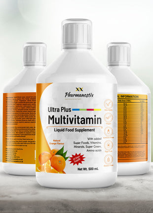 Liquid Multivitamin Supplement, 500 mL, Advanced Vitamin Superfood Greens Blend
