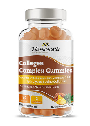 Collagen Complex 90 Gummies | Natural Pineapple Flavour