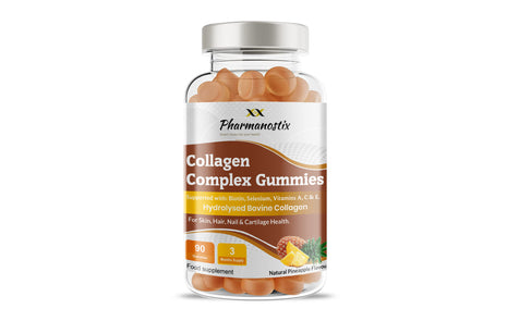 Collagen Complex 90 Gummies | Natural Pineapple Flavour