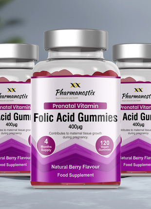 Folic Acid 400μg Pregnancy Gummy | Natural Berry Flavour