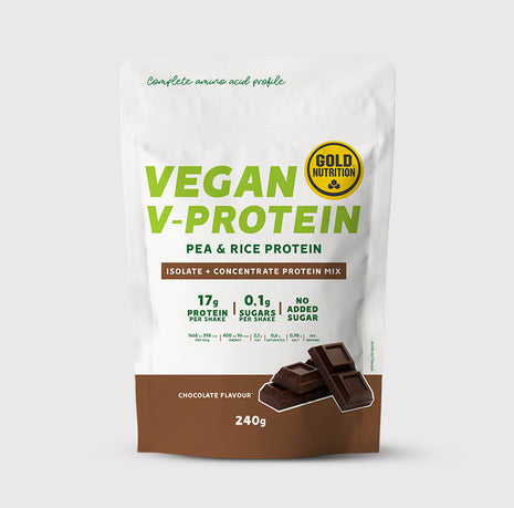 GoldNutrition V-Protein | Plant-Based Vegan Protein 240g & 720g