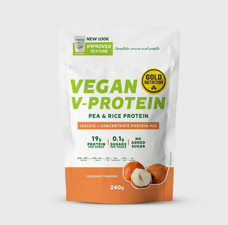 GoldNutrition V-Protein | Plant-Based Vegan Protein 240g & 720g