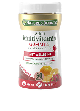 ADULT MULTIVITAMIN with vitamins B and D3 60 gummies