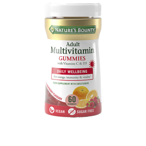 Nature’s Bounty Adult Multivitamin Gummies | Vitamins B & D3 | 60 Gummies